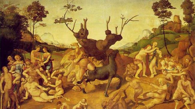 Piero di Cosimo The Misfortunes of Silenus oil painting picture